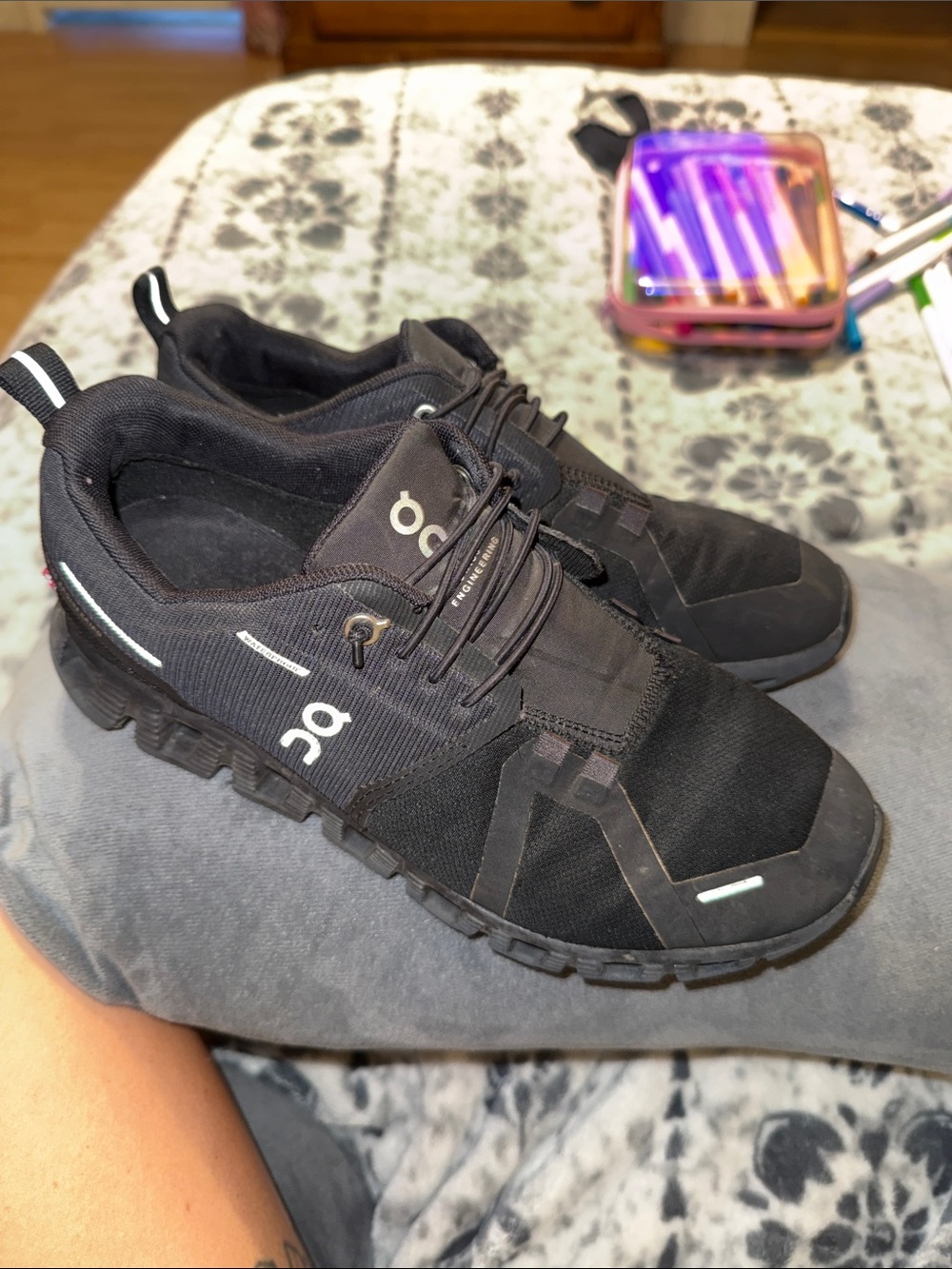 On Running Women's Black Cloudtec Athletic Sneakers
